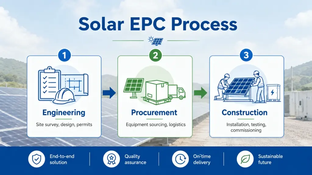 Processo EPC solar passo a passo