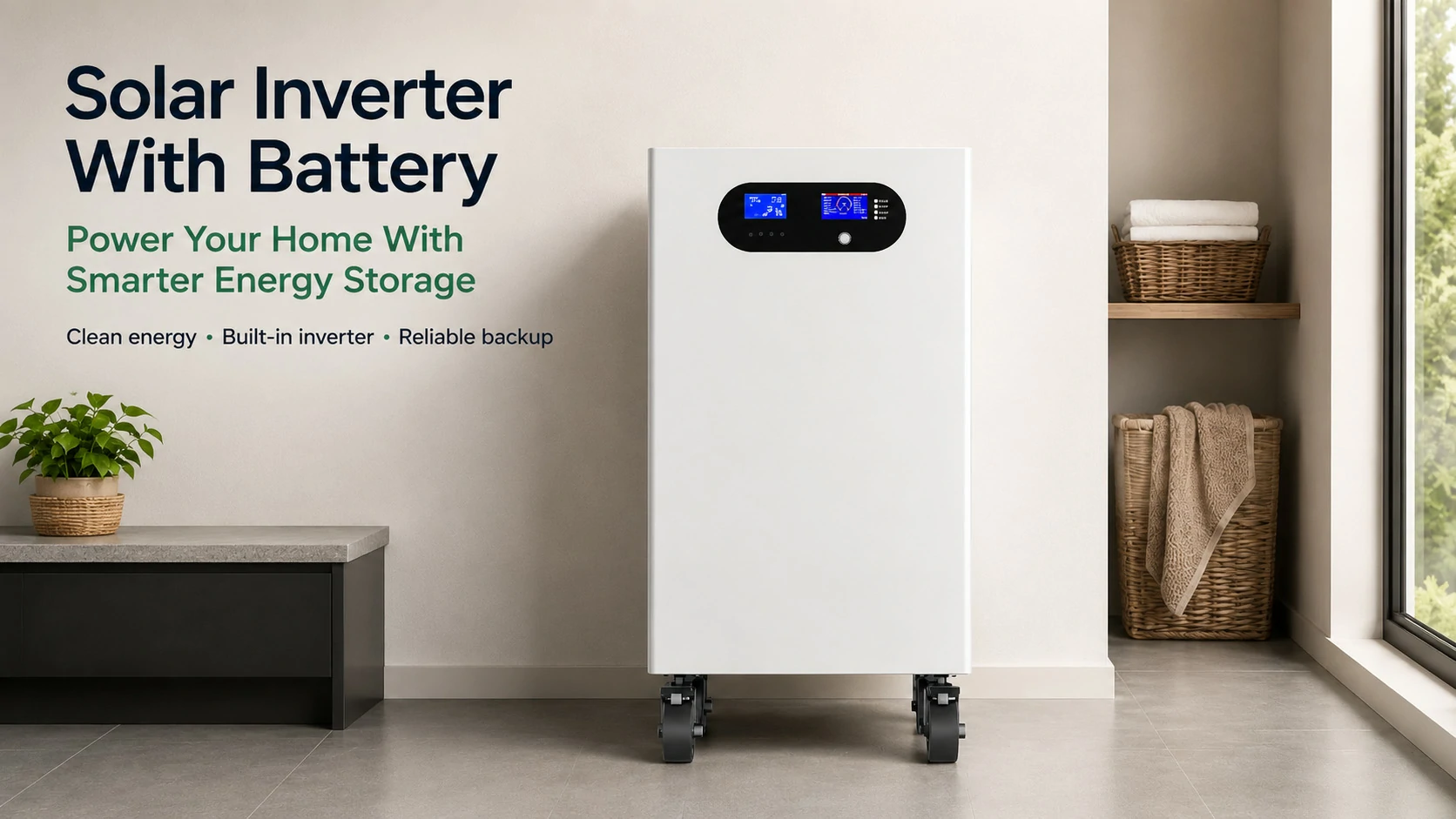 solar inverter with battery