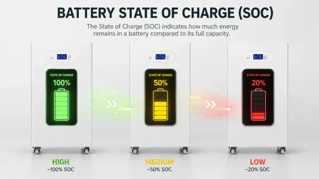 what is soc in a battery