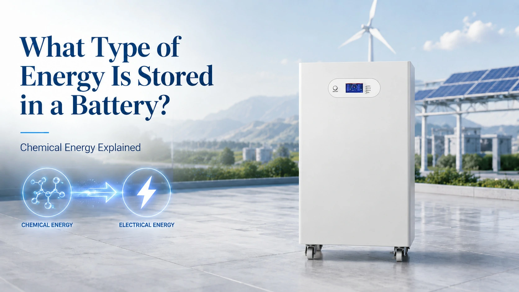 what type of energy is stored in a battery
