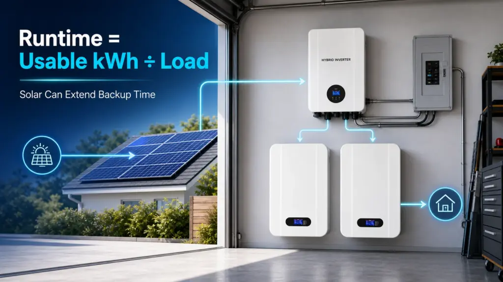20kwh battery runtime calculations