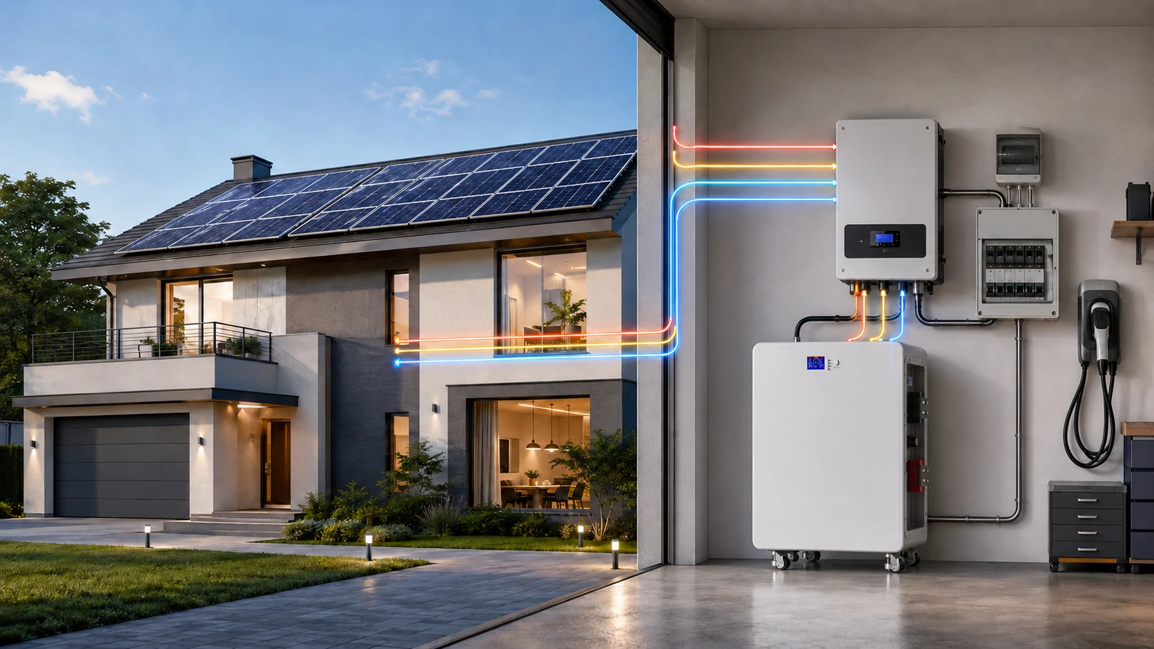3 phase solar battery