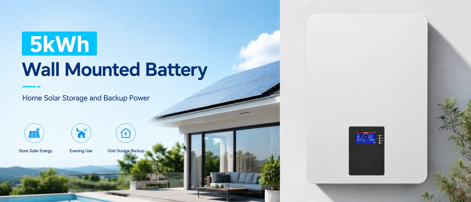 5kWh настенная солнечная батарея
