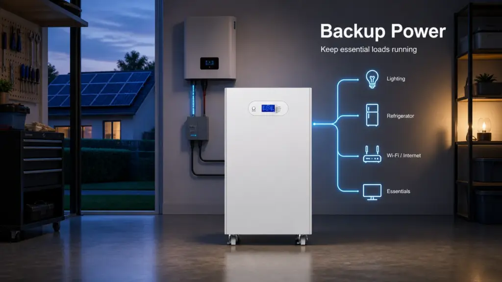 5kw hybrid solar battery system