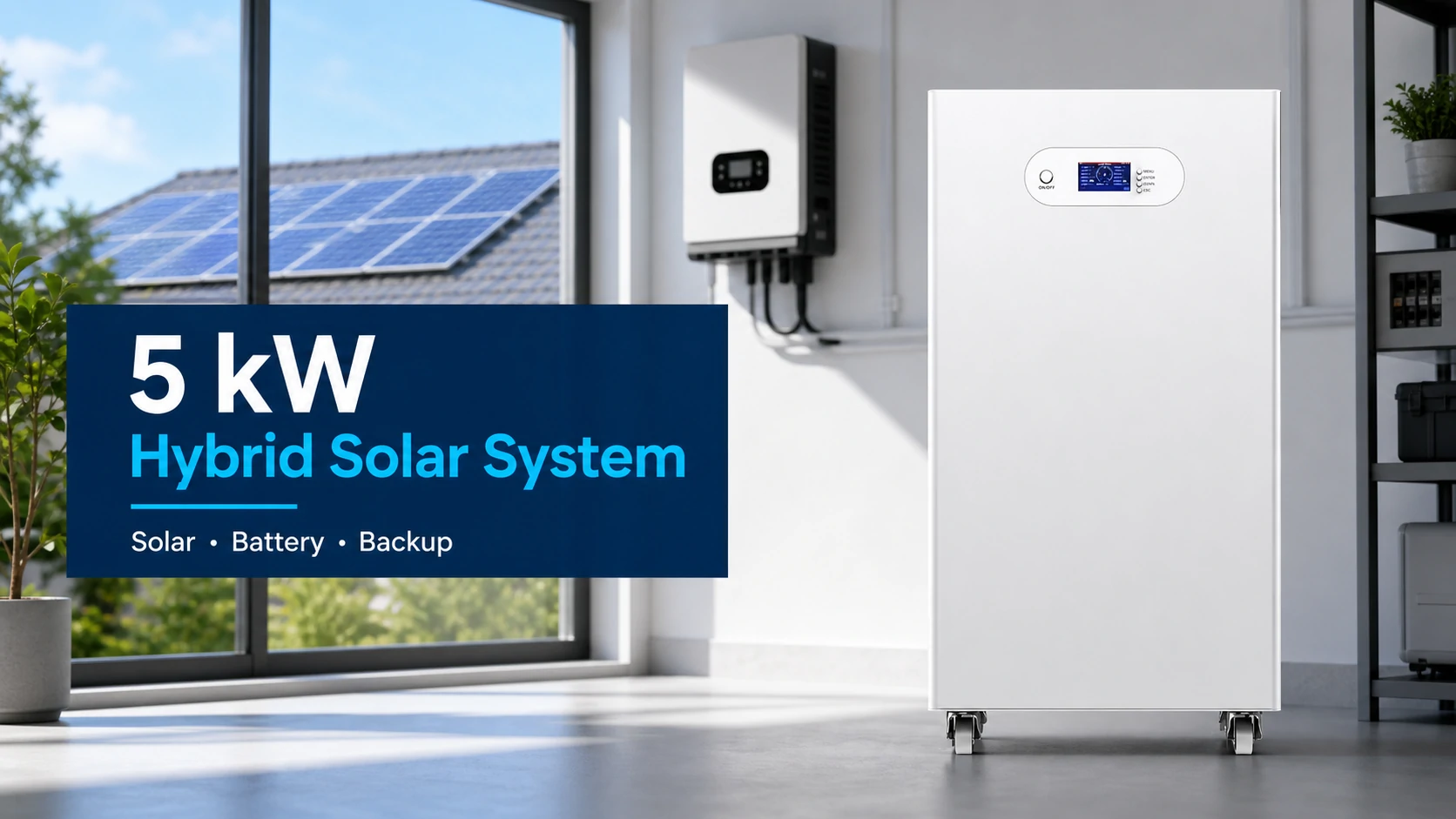 5kw hybrid solar system
