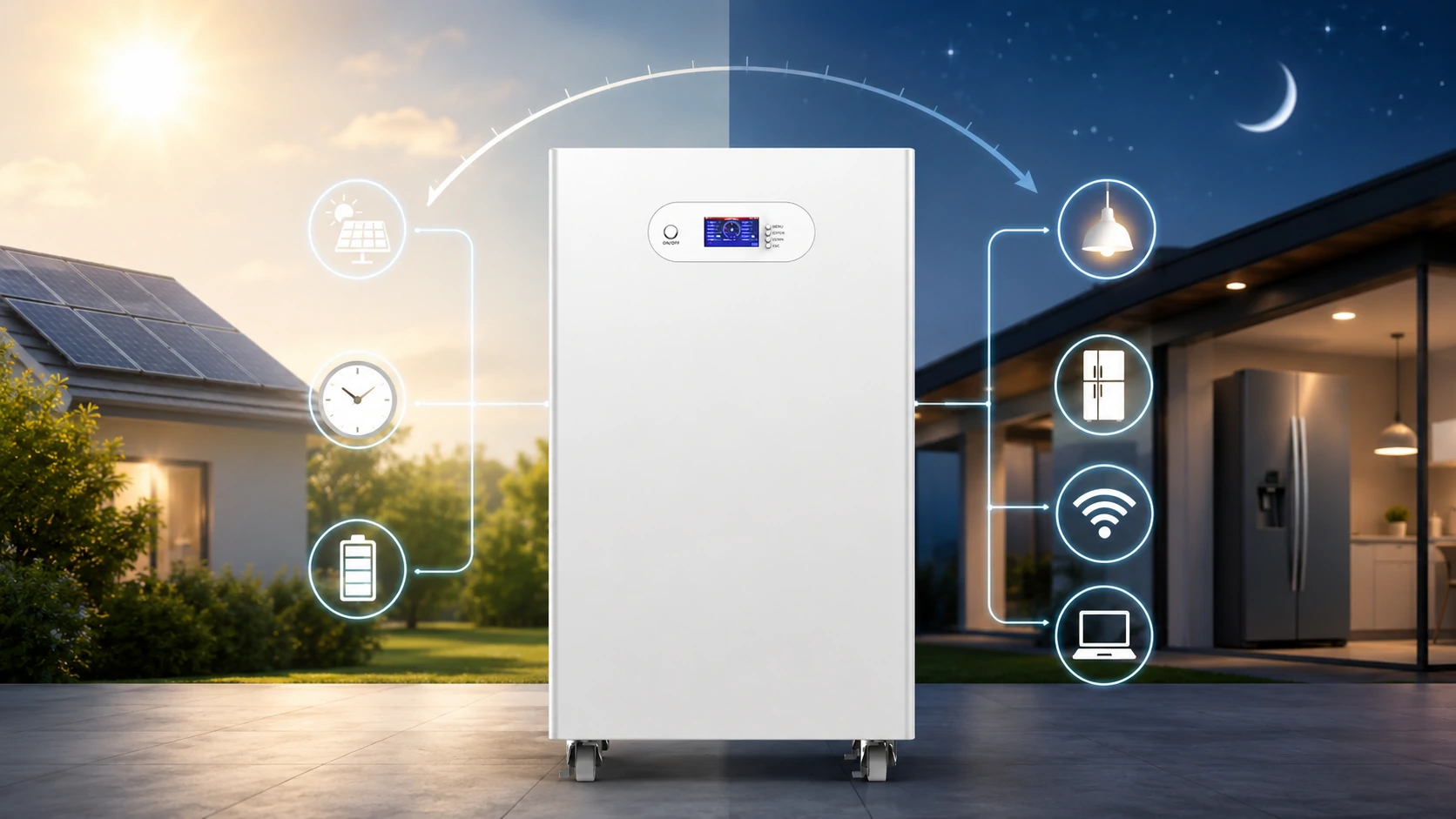 How long does a solar battery charge last