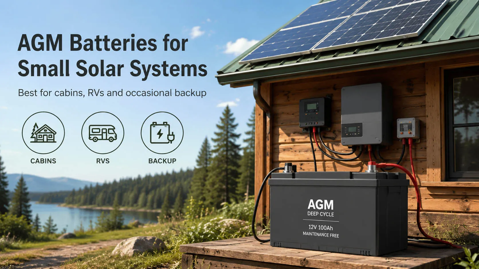 are agm batteries good for solar