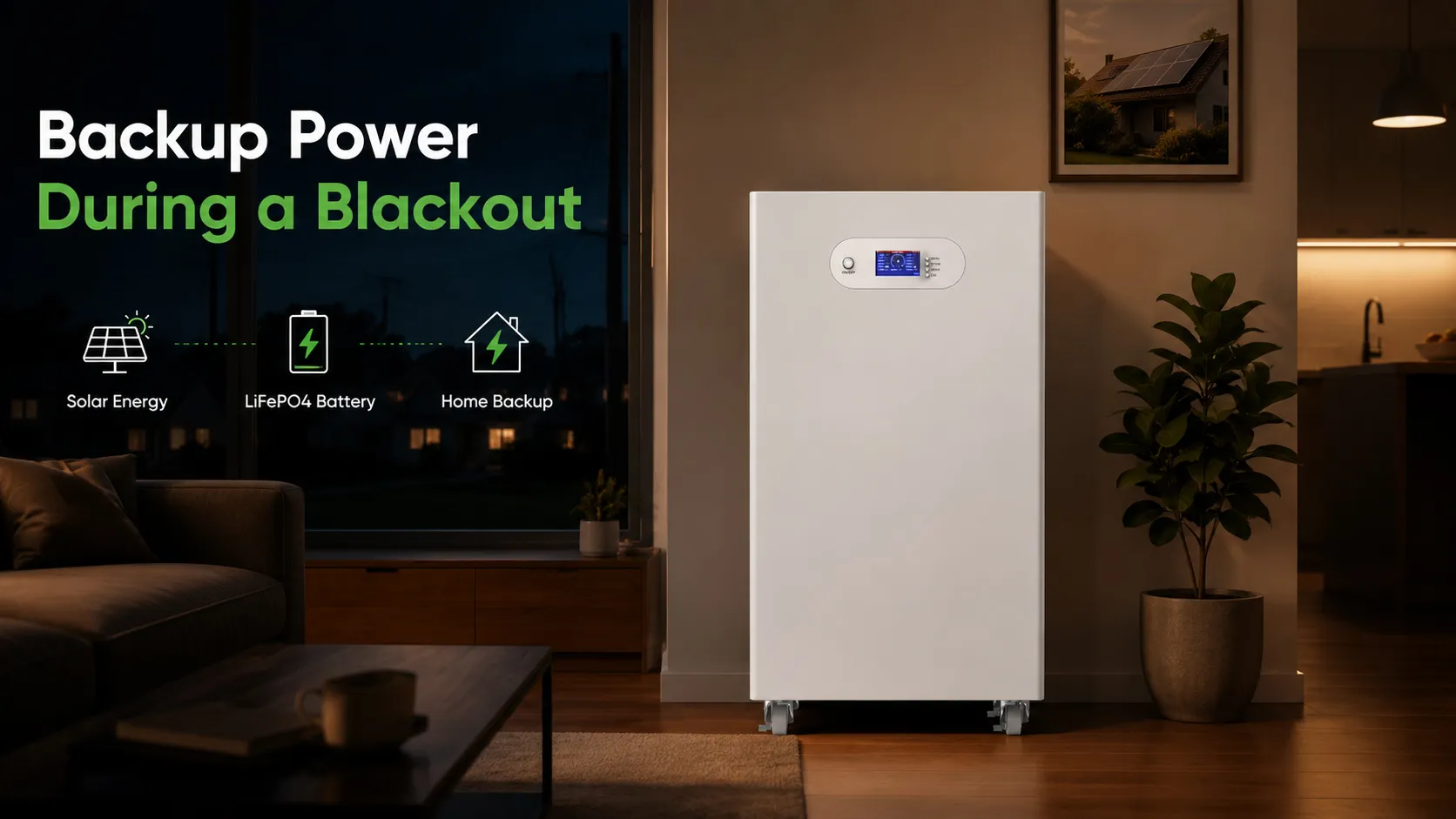 do solar batteries work in a blackout