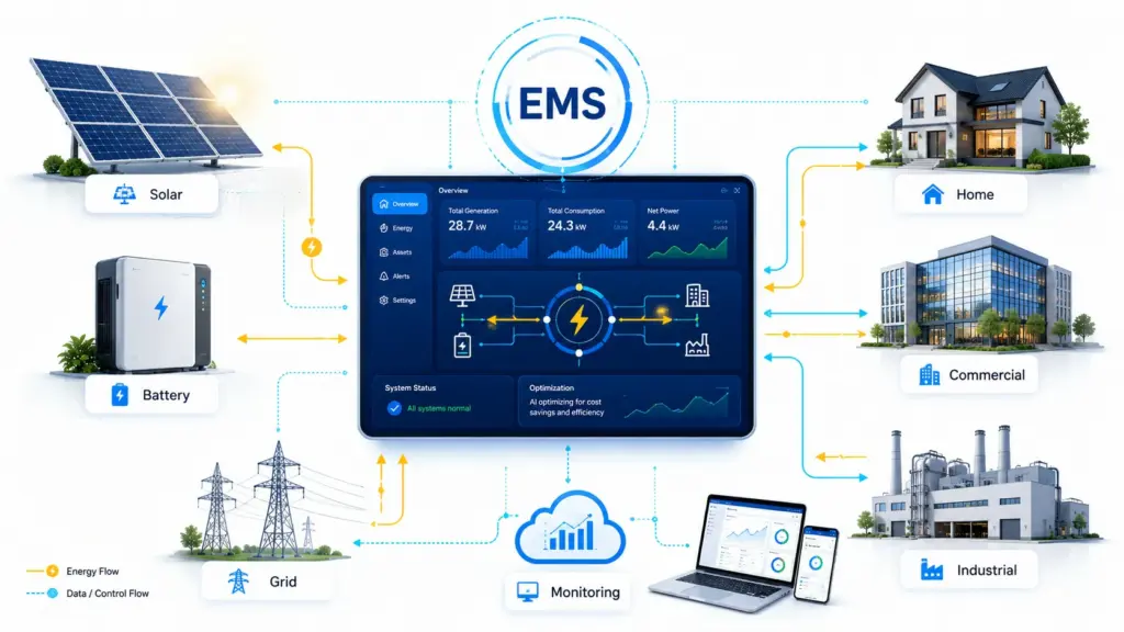 ems applications where is an energy management system used