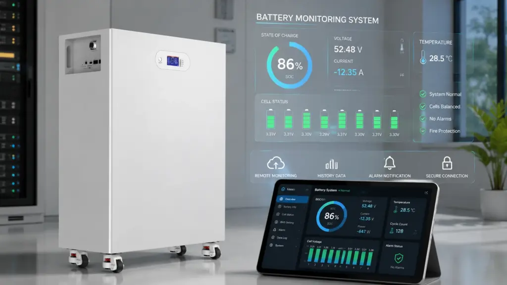 how does a battery monitoring system work