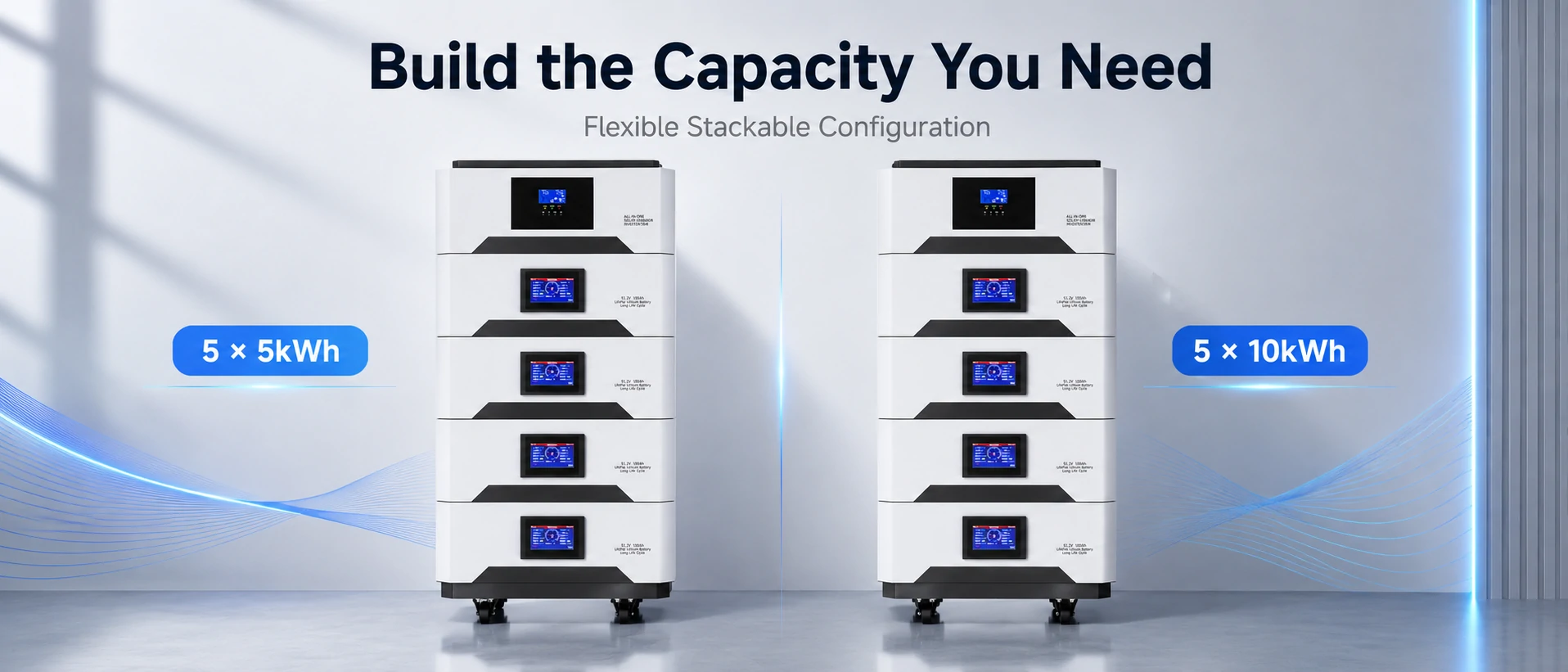 solar battery stackable build the capacity you need