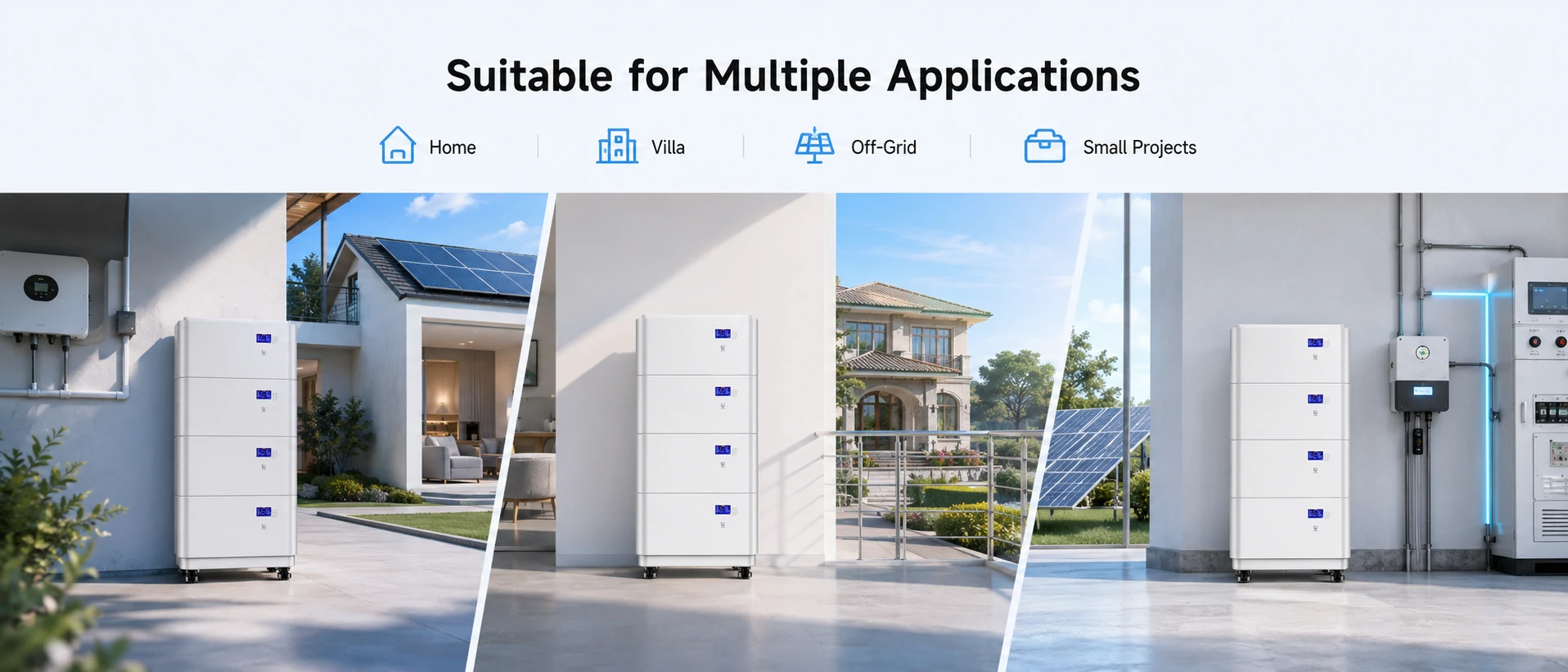stackable battery storage application