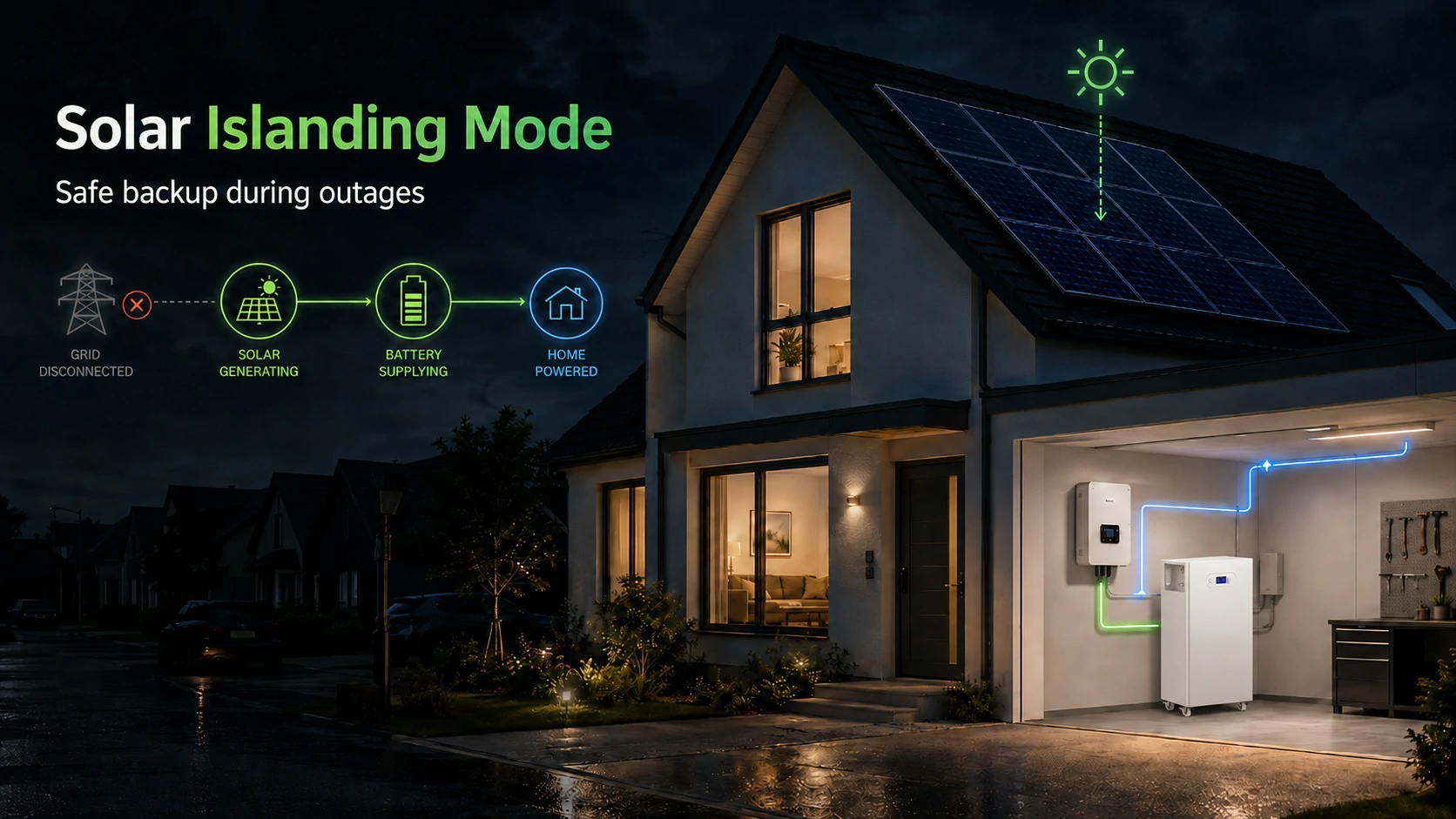 what is islanding in a solar power system