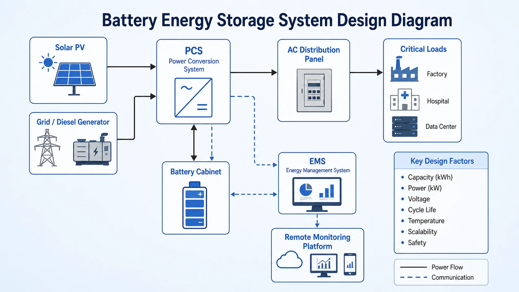 battery storage design