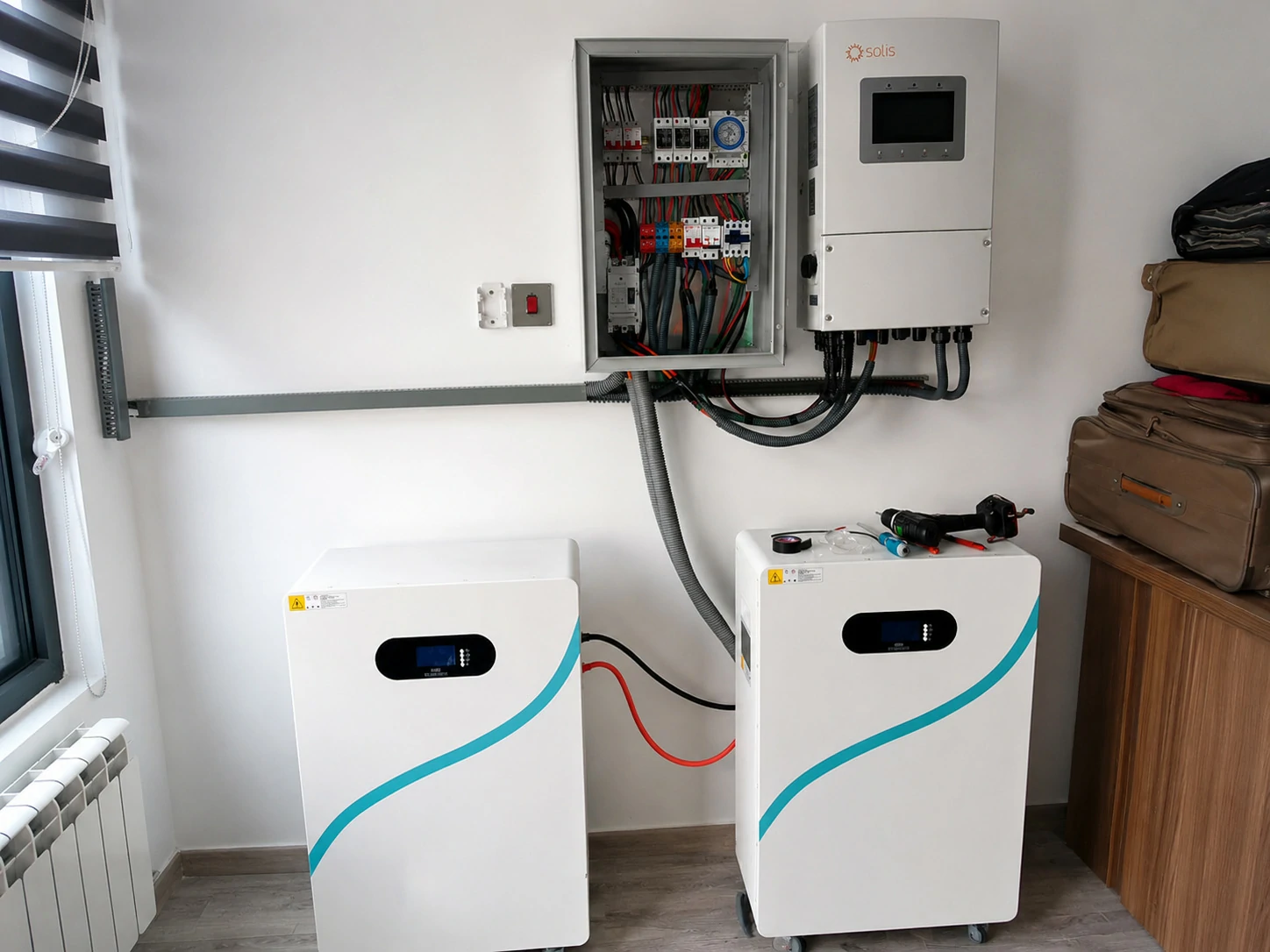 finland-28kwh-home-battery-solis-inverter-installation