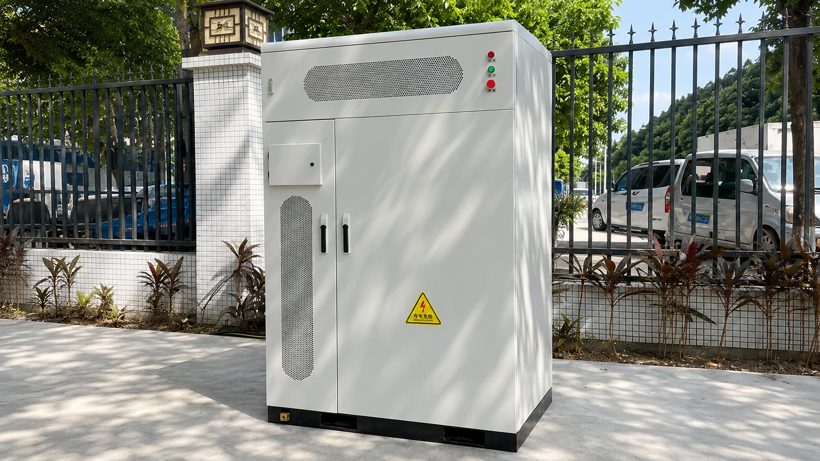 liquid-cooled commercial battery storage