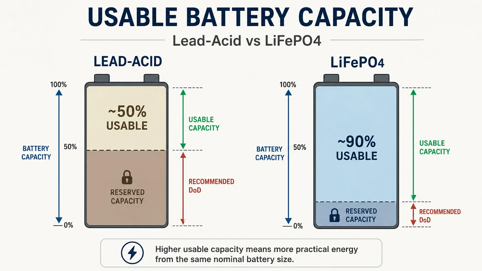 what is better a lithium battery or high capacity battery