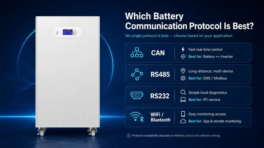 which battery communication protocol is best
