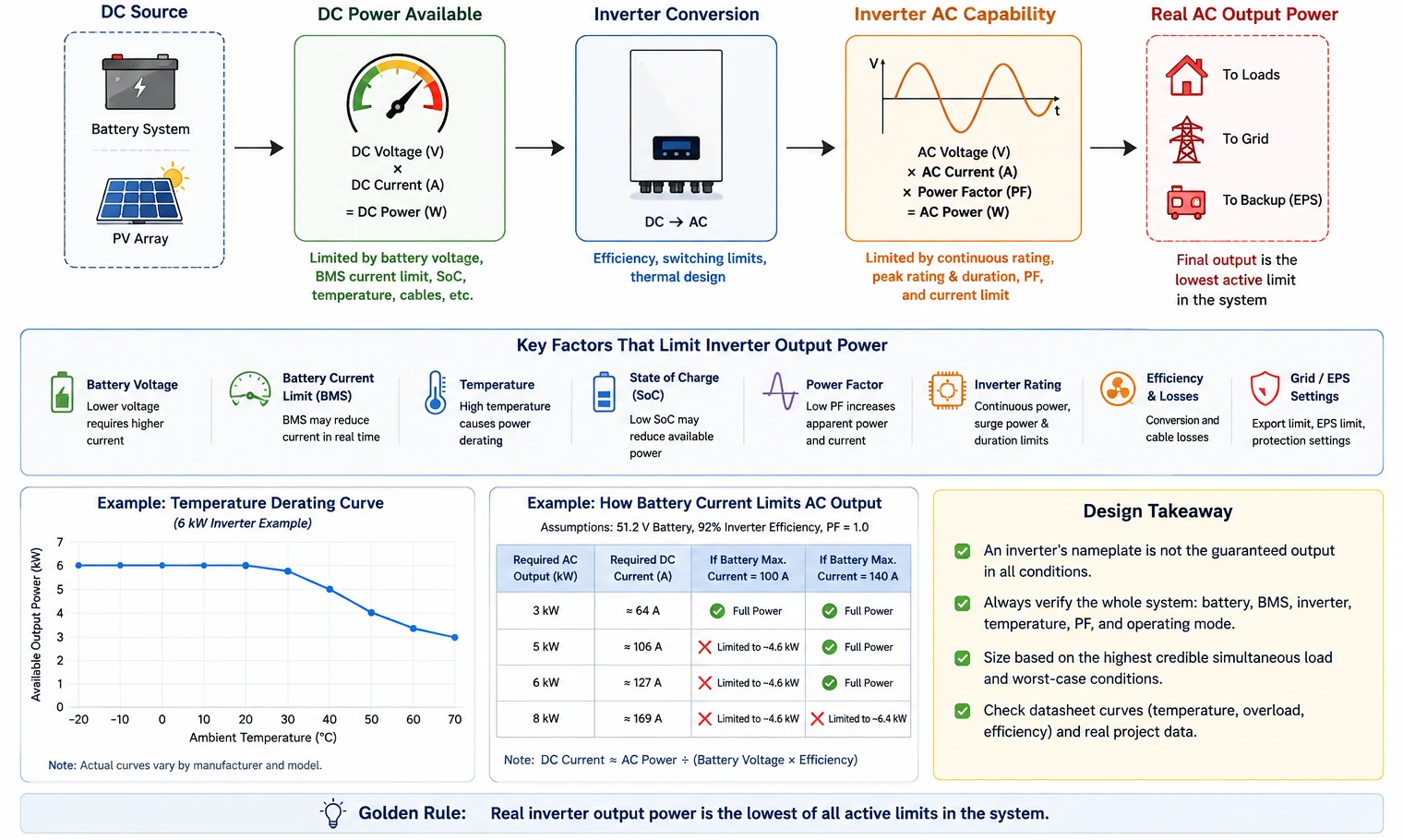 inverter output power