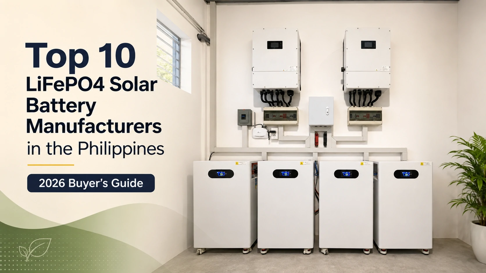 top 10 lifepo4 solar battery manufacturer philippines