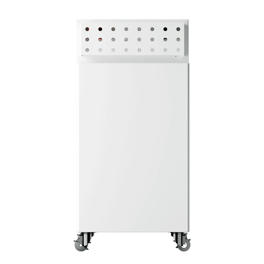 Front view of 51.2V 324Ah 16kWh lithium battery