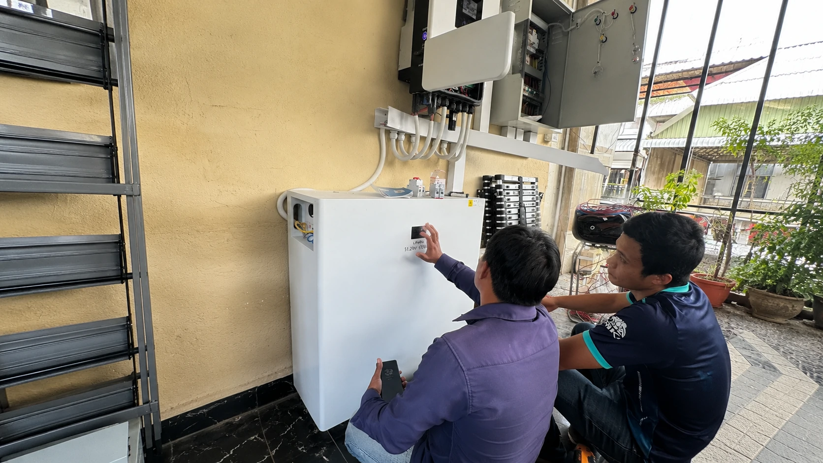 avepower-32kwh-home-battery-installation-cambodia