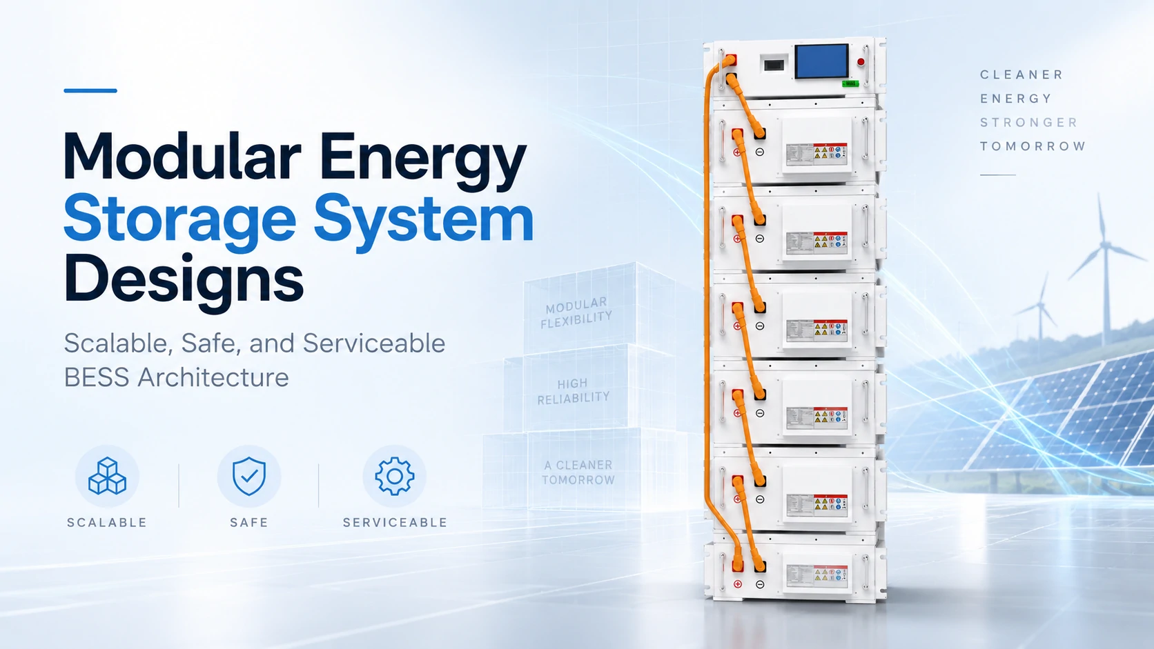 modular energy storage system designs