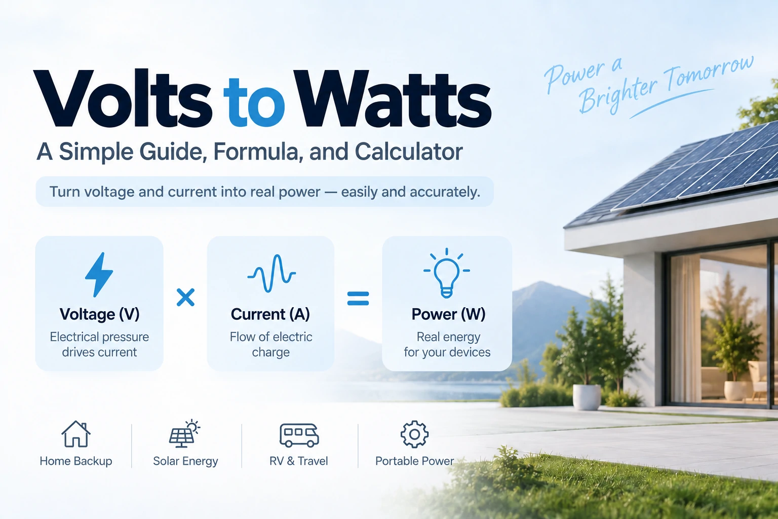 volts to watts converter