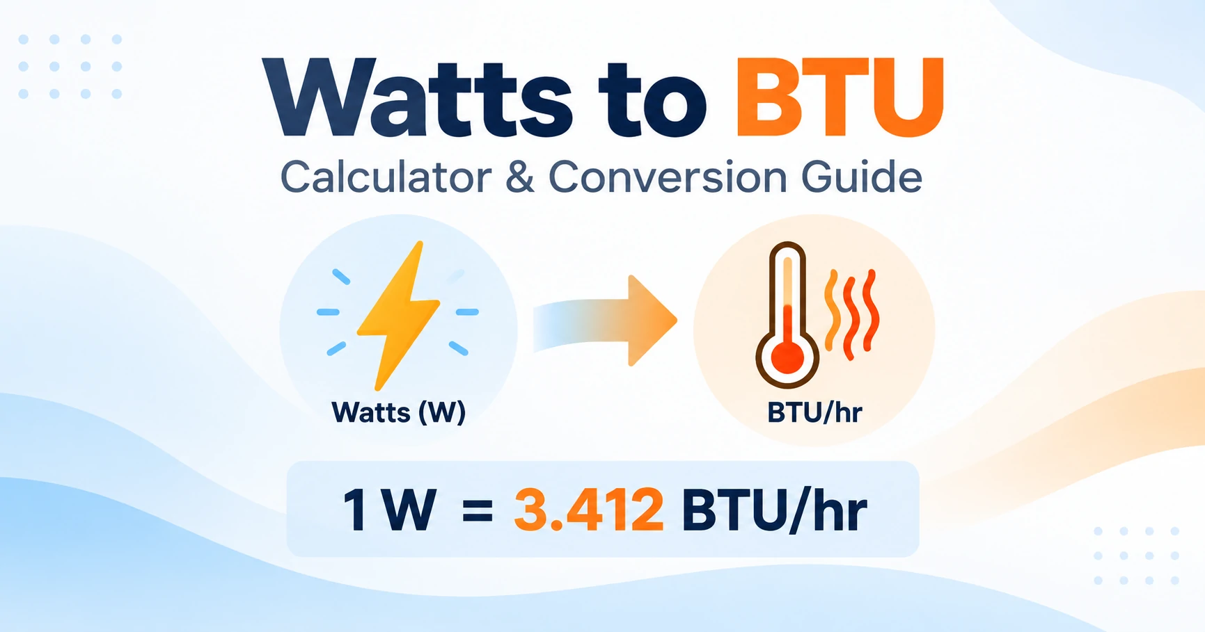 watts to btu